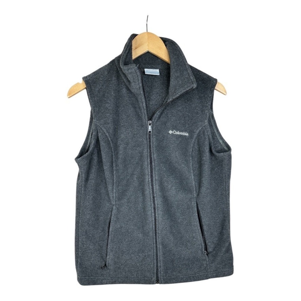 Columbia Women's Gray Fleece Vest Size Medium